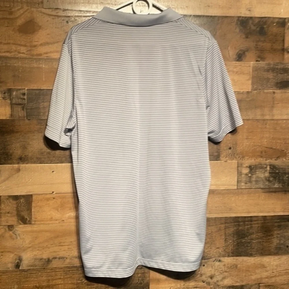 Adidas gray golf shirt size Large EUC